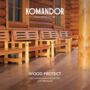 АНТИСЕПТИК ЛЕССИРУЮЩИЙ "WOOD PROTECT" 0,9 Л (1/6) "KOMANDOR"