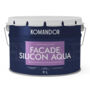 КРАСКА ФАСАДНАЯ "FACADE SILICON AQUA" ВОДООТТАЛКИВАЮЩАЯ БАЗА C 9 Л (1) "KOMANDOR"