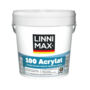 КРАСКА ФАСАДНАЯ "100 ACRYLAT" БАЗА 1 (БЕЛАЯ) 0,9 Л (1/6) "LINNIMAX"