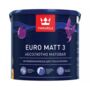 КРАСКА "EURO MATT-3" БАЗА С  2,7 Л (1) ИНТЕРЬЕРНАЯ "ТИККУРИЛА"