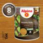 ЛАЗУРЬ-ГЕЛЬ ДЕРЕВОЗАЩИТНАЯ ТИК  0,75 Л (1/6) "ALPINA"