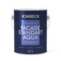 КРАСКА ФАСАДНАЯ "FACADE STANDART AQUA" АТМОСФЕРОСТОЙКАЯ БАЗА C 2,7 Л (1) "KOMANDOR"