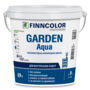 ЭМАЛЬ АКРИЛОВАЯ "GARDEN AQUA" БАЗА C П/МАТОВ. 0,9 Л (1/6) "FINNCOLOR"