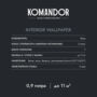 КРАСКА "INTERIOR WALLPAPER" ДЛЯ ОБОЕВ БАЗА A 0,9 Л (1/6) "KOMANDOR"