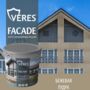 КРАСКА "FACADE" ДЛЯ ДЕРЕВЯННЫХ ФАСАДОВ АКРИЛОВАЯ БЕЖЕВАЯ ПУДРА 0,9 Л (1/8) "VERES"