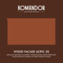 КРАСКА ПО ДЕРЕВУ "WOOD FACADE ACRYL 20" БАЗА C 9 Л (1) "KOMANDOR"