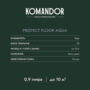 ЭМАЛЬ "PROTECT FLOOR AQUA" ДЛЯ ПОЛА БАЗА C 9 Л (1) "KOMANDOR"