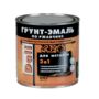 ГРУНТ- ЭМАЛЬ ПО РЖАВЧИНЕ "DALI"  3 В 1 СЕРЫЙ ГРАФИТ (RAL 7024)  0,75 Л (1/6) "РОГНЕДА"