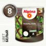 ЛАЗУРЬ-ГЕЛЬ ДЕРЕВОЗАЩИТНАЯ БЕЛАЯ  2,5 Л (1/4) "ALPINA"