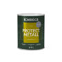 ГРУНТ-ЭМАЛЬ ПО РЖАВЧИНЕ 3 В 1 "PROTECT METALL" ГЛЯНЦЕВАЯ 0,9 Л СЕРАЯ RAL 7004 (1/6) "KOMANDOR"