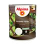 ЛАЗУРЬ-ГЕЛЬ ДЕРЕВОЗАЩИТНАЯ БЕЛАЯ  0,75 Л (1/6) "ALPINA"