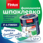 Finlux F-4 Готовая Финишная полимерная шпаклевка для стен и потолков (5 кг., Белая)
