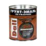 ГРУНТ- ЭМАЛЬ ПО РЖАВЧИНЕ "DALI" 3 В 1 МОЛОТКОВАЯ СЕРАЯ  2 Л (1/3) "РОГНЕДА"