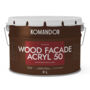 КРАСКА ПО ДЕРЕВУ "WOOD FACADE ACRYL 50" БАЗА A 9 Л (1) "KOMANDOR"
