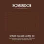 КРАСКА ПО ДЕРЕВУ "WOOD FACADE ACRYL 20" БАЗА C 9 Л (1) "KOMANDOR"