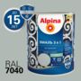 ГРУНТ- ЭМАЛЬ ПО РЖАВЧИНЕ 3 В 1 СЕРАЯ (RAL 7040) 0,75 Л (1/6) "ALPINA"