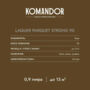 ЛАК "LAQUER PARQUET STRONG 90" ДЛЯ ПОЛОВ ВЫСОКОГЛЯНЦ. 0,9 Л (1/6) "KOMANDOR"