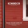 КРАСКА ПО ДЕРЕВУ "WOOD FACADE ACRYL 50" БАЗА C 2,7 Л (1) "KOMANDOR"
