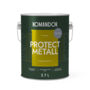 ГРУНТ-ЭМАЛЬ ПО РЖАВЧИНЕ 3 В 1 "PROTECT METALL" ГЛЯНЦЕВАЯ 2,7 Л СЕРАЯ RAL 7004 (1) "KOMANDOR"